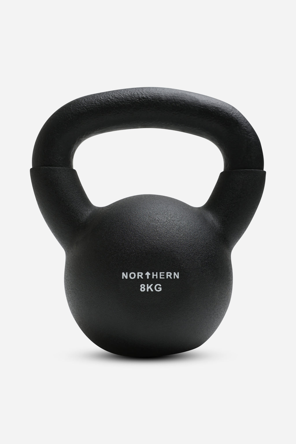 Northern Neoprene Coated Cast Iron Kettlebell 8KG Black