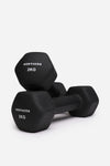 Northern Neoprene Dumbbells 2kg Pair - Black