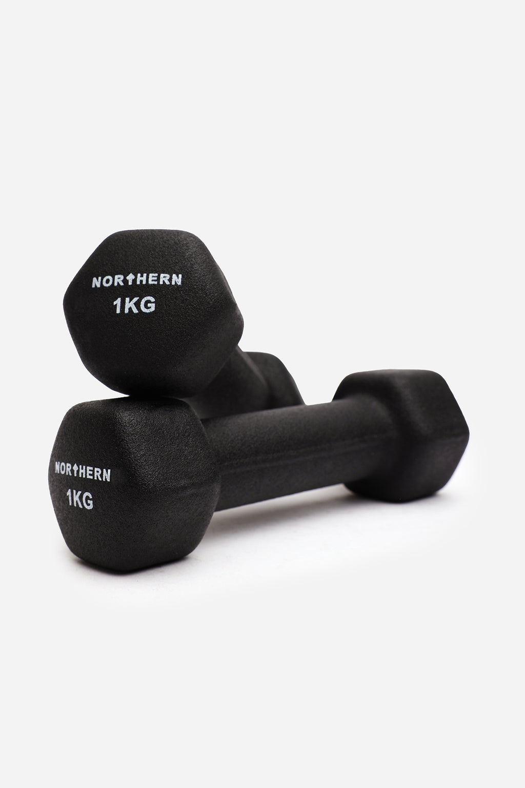 Northern Neoprene Hex Dumbbells 1kg Pair