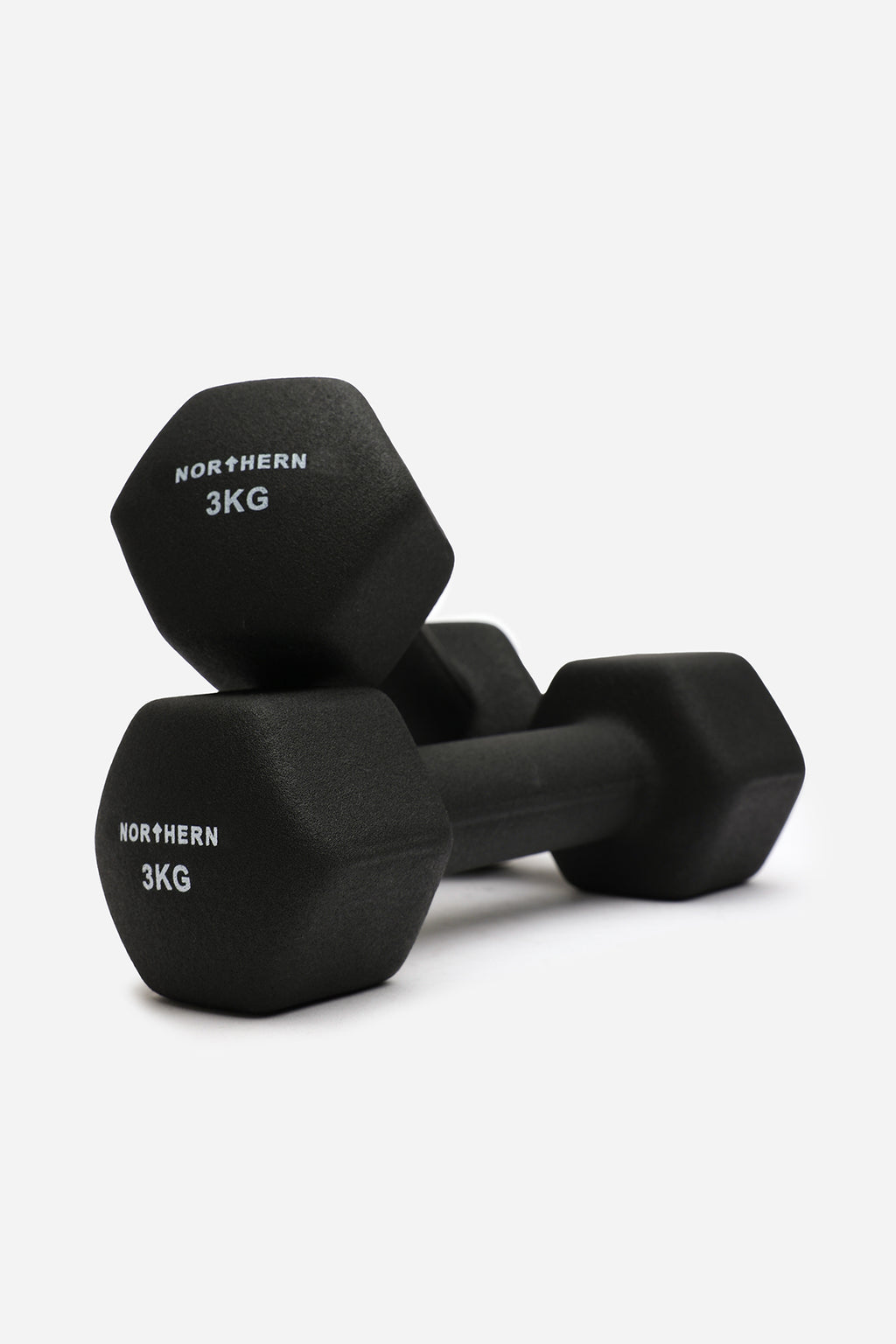 Northern Neoprene Hex Dumbbells 3kg Pair