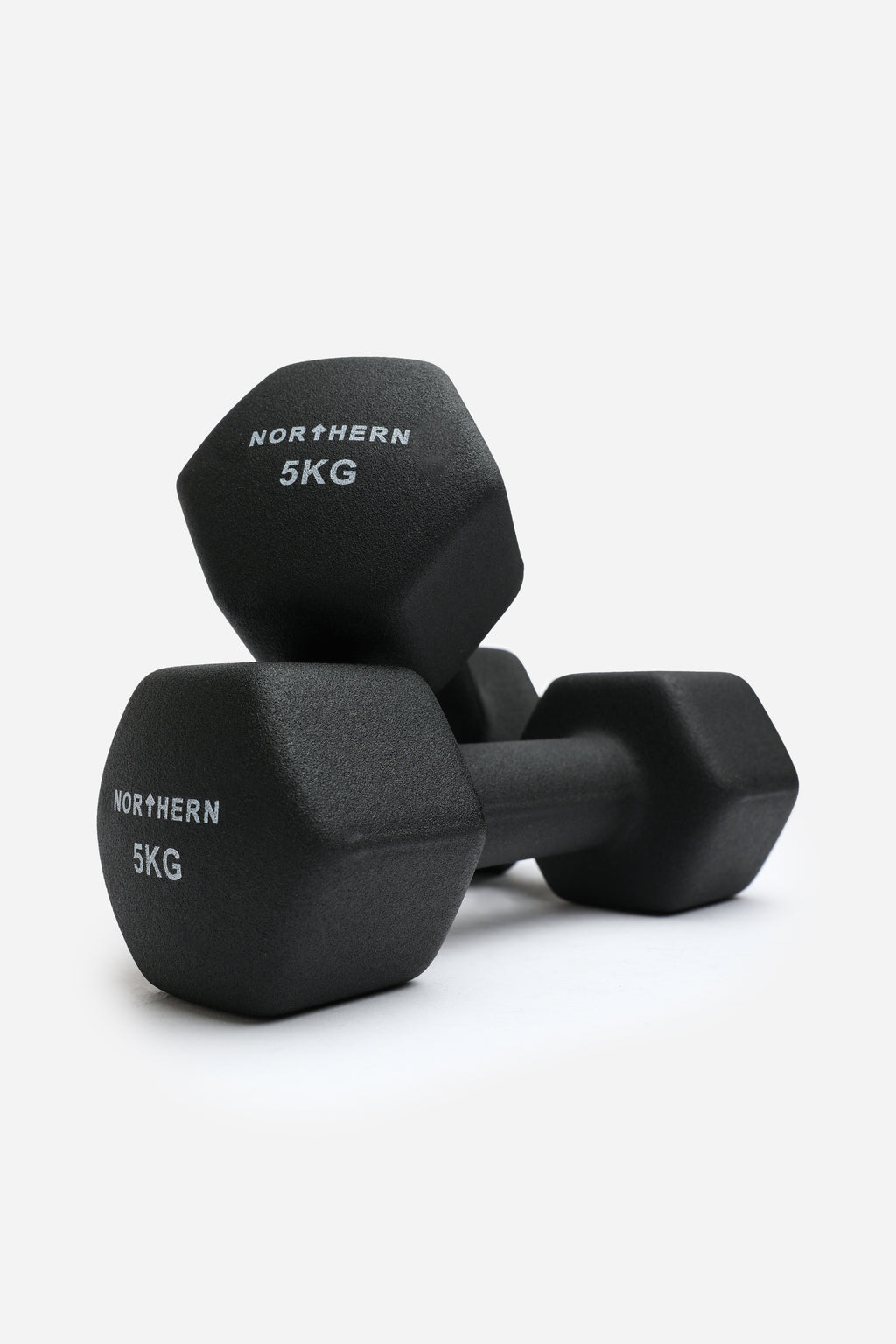 Northern Neoprene Hex Dumbbells 5KG Pair