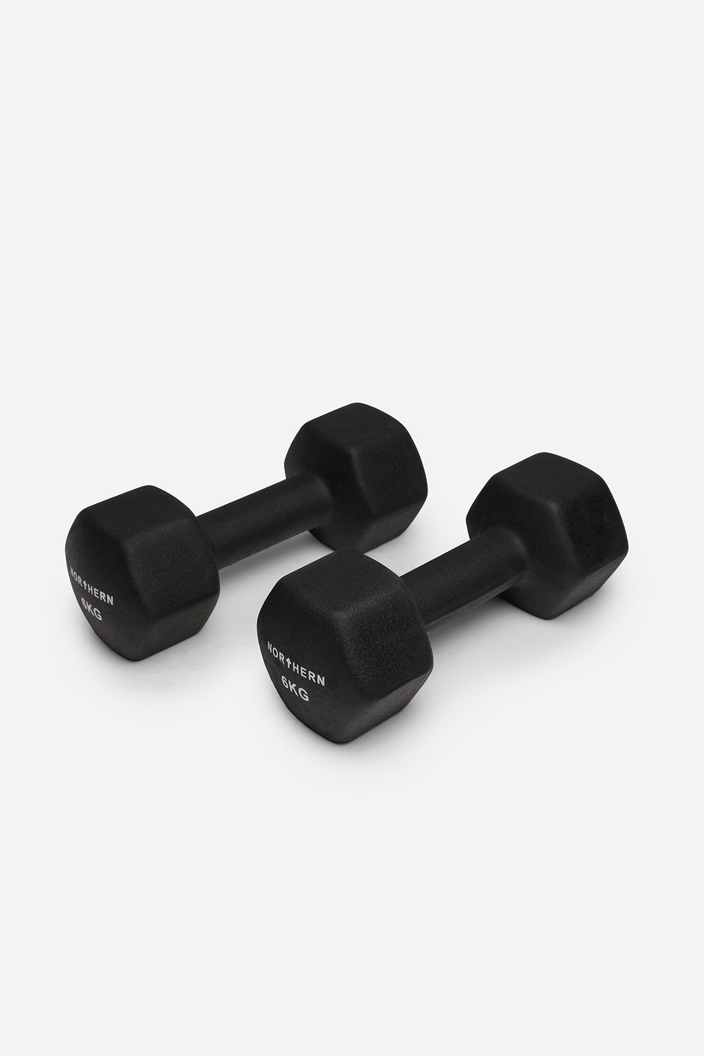 Northern Neoprene Hex Dumbbells 6KG Pair