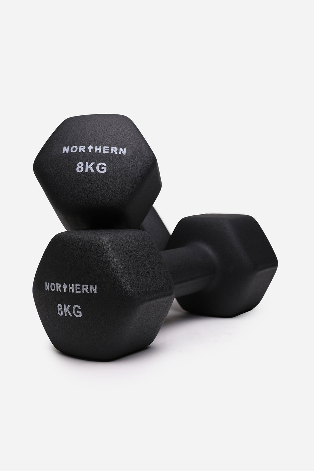 Northern Neoprene Hex Dumbbells 8Kg Pair