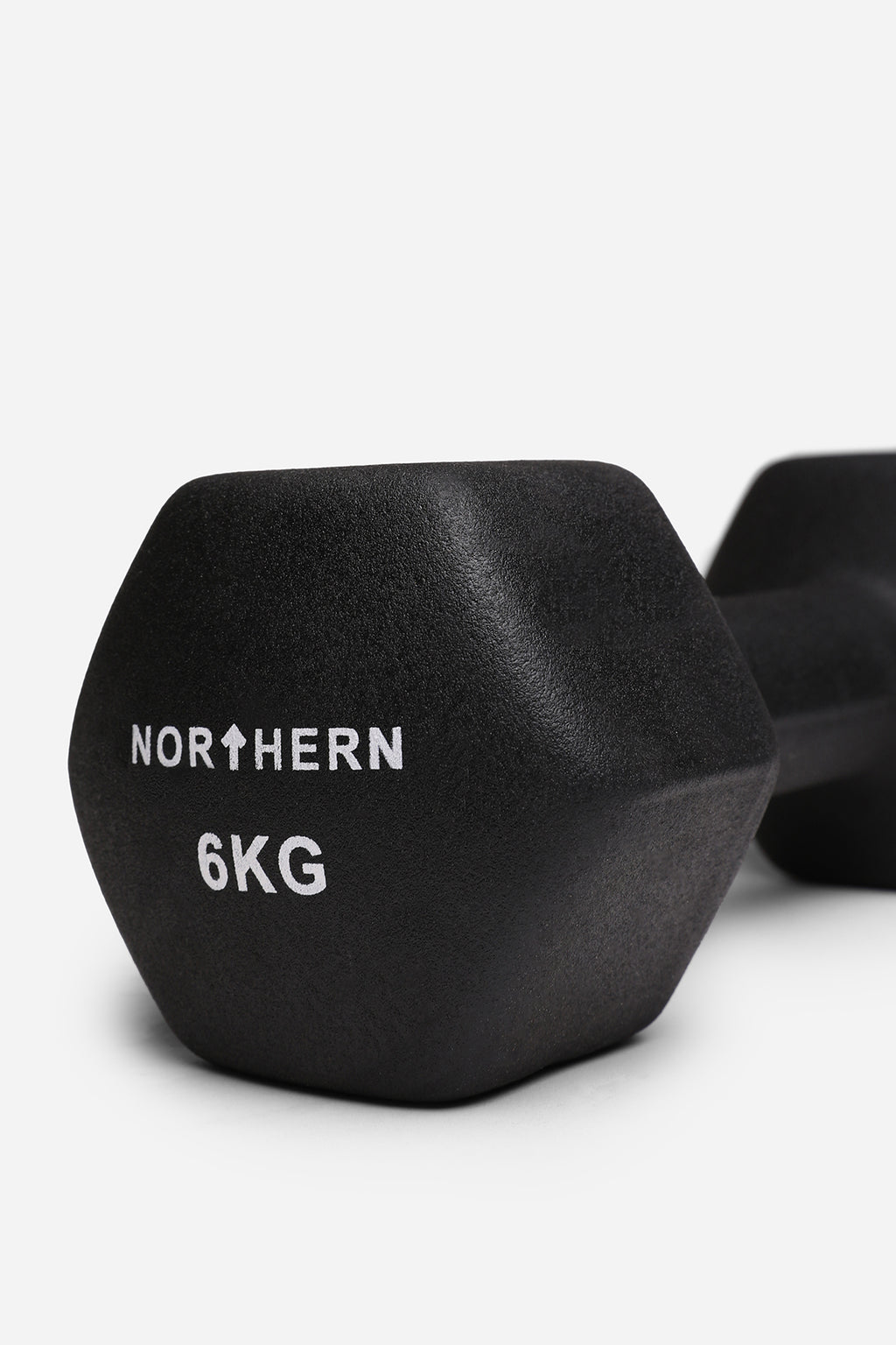 Northern Neoprene Rubber Hex Dumbbells Pair (6KG x 2)