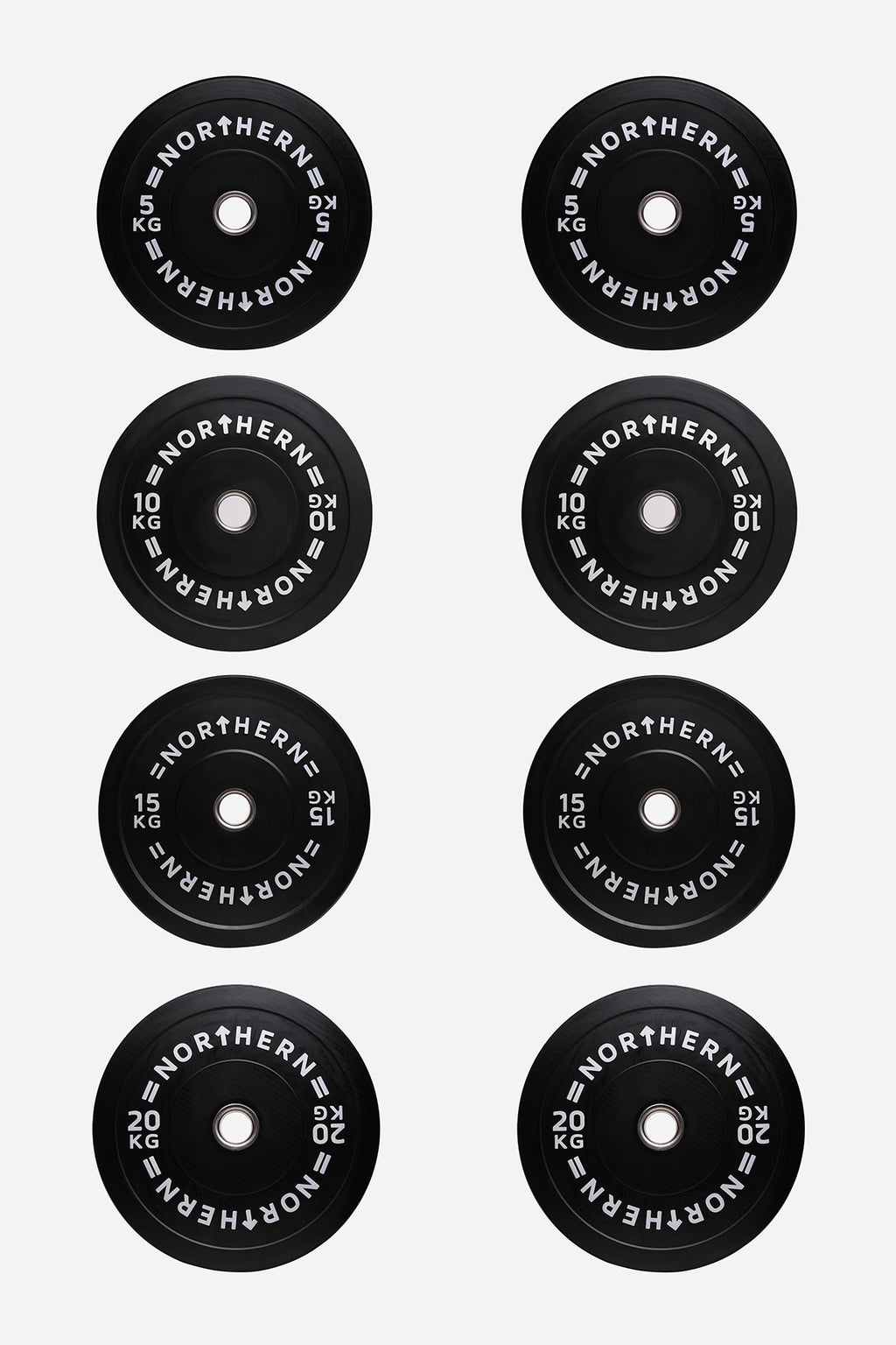 Northern Olympic Bumper Plates 100KG  Set