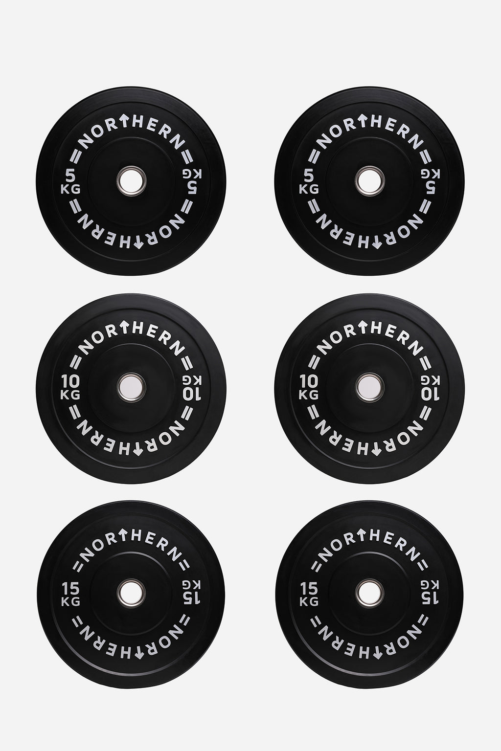 Northern Olympic Bumper Plates 60KG  Set