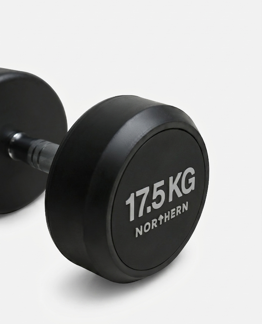 Northern Pair 17.5kg Round Dumbbells
