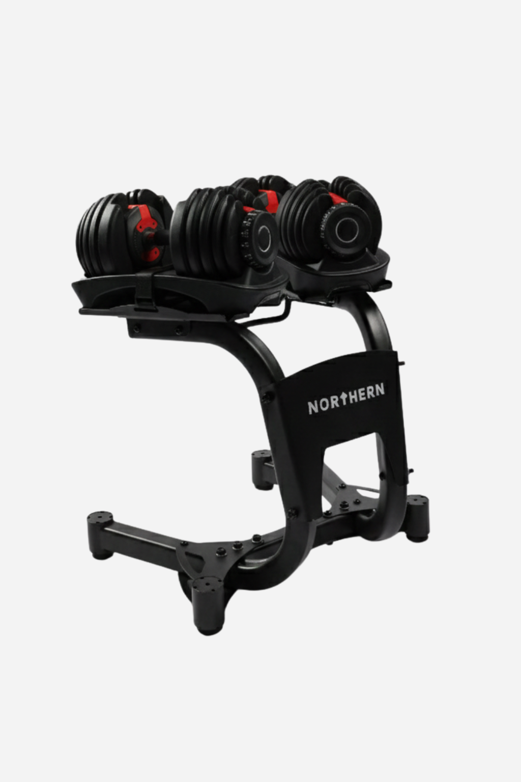 Northern Pair 40Kg Adjustable Dumbbell with Rack Stand Package
