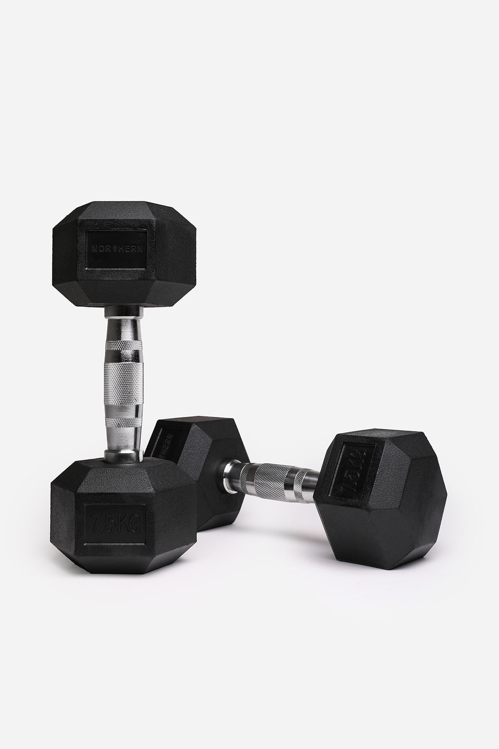 Northern Rubber Hex Dumbbells Pair 7.5kg