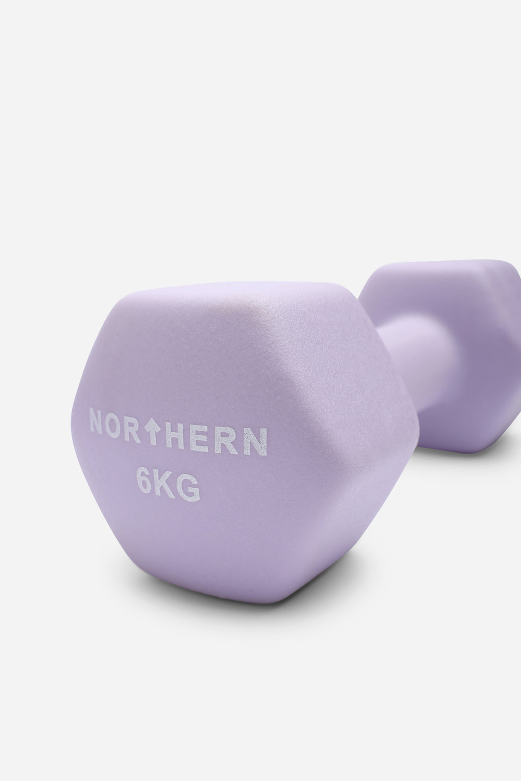 Northern Soft Lavender 6KG Pair Neoprene Dumbbells for Sale