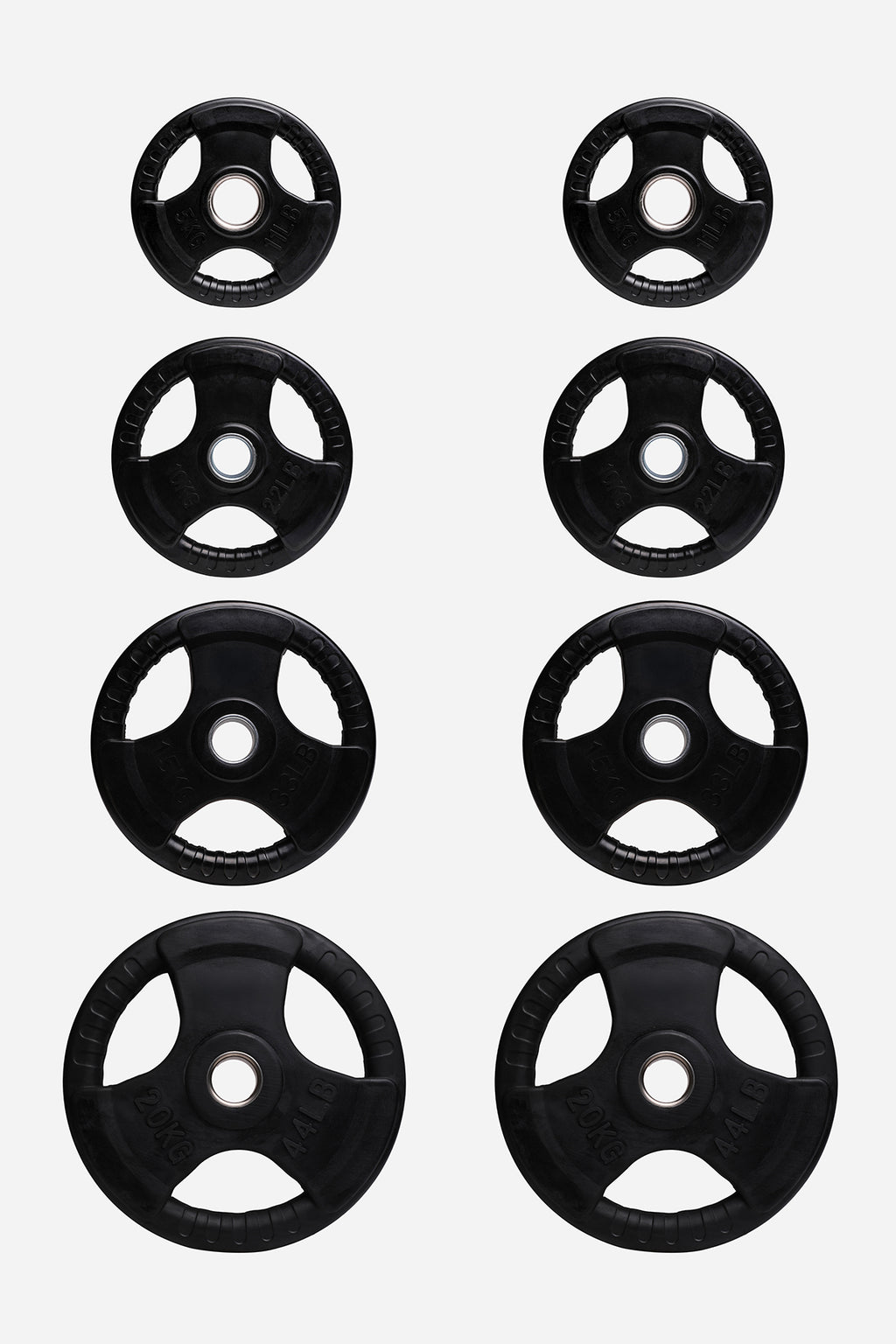 Northern Tri Grip Weight Plates 100KG Set