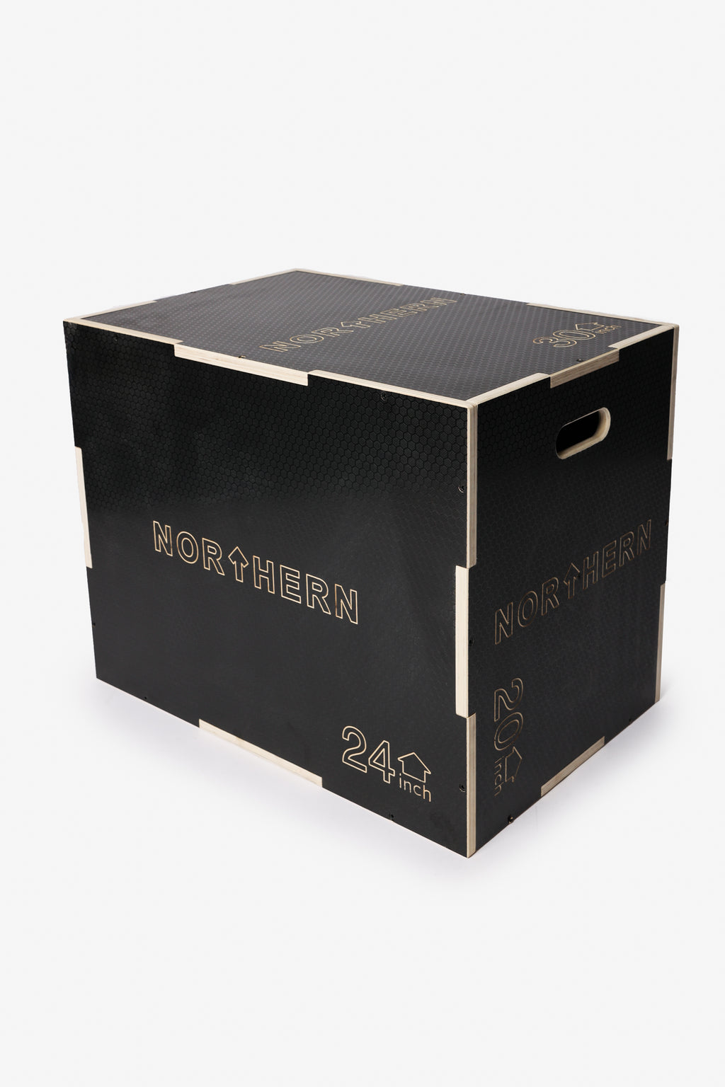 Northern Plyometric Plyo Jump Box Wood Premium Exercise Equipment - Large