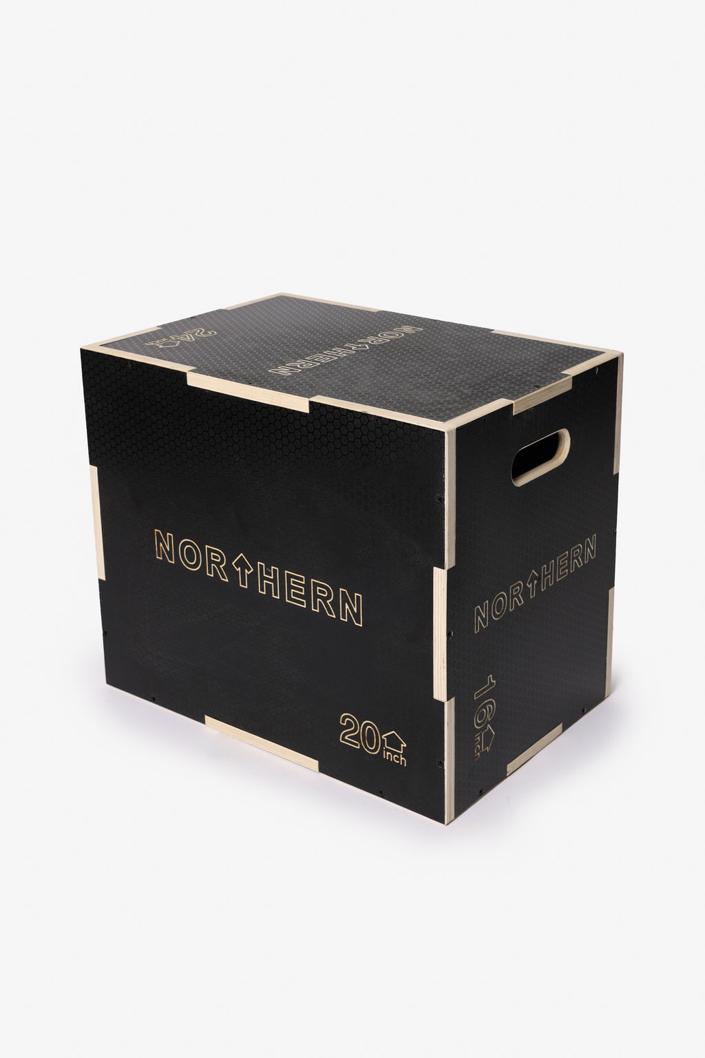 Northern Plyometric Plyo Jump Box Wood Premium Exercise Equipment - Medium