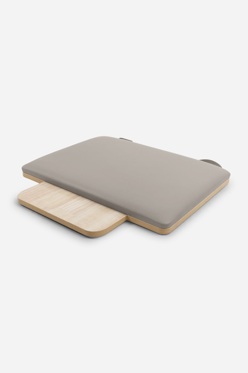 Northern Folding Reformer Bed padded jump board attachment with rubberwood base