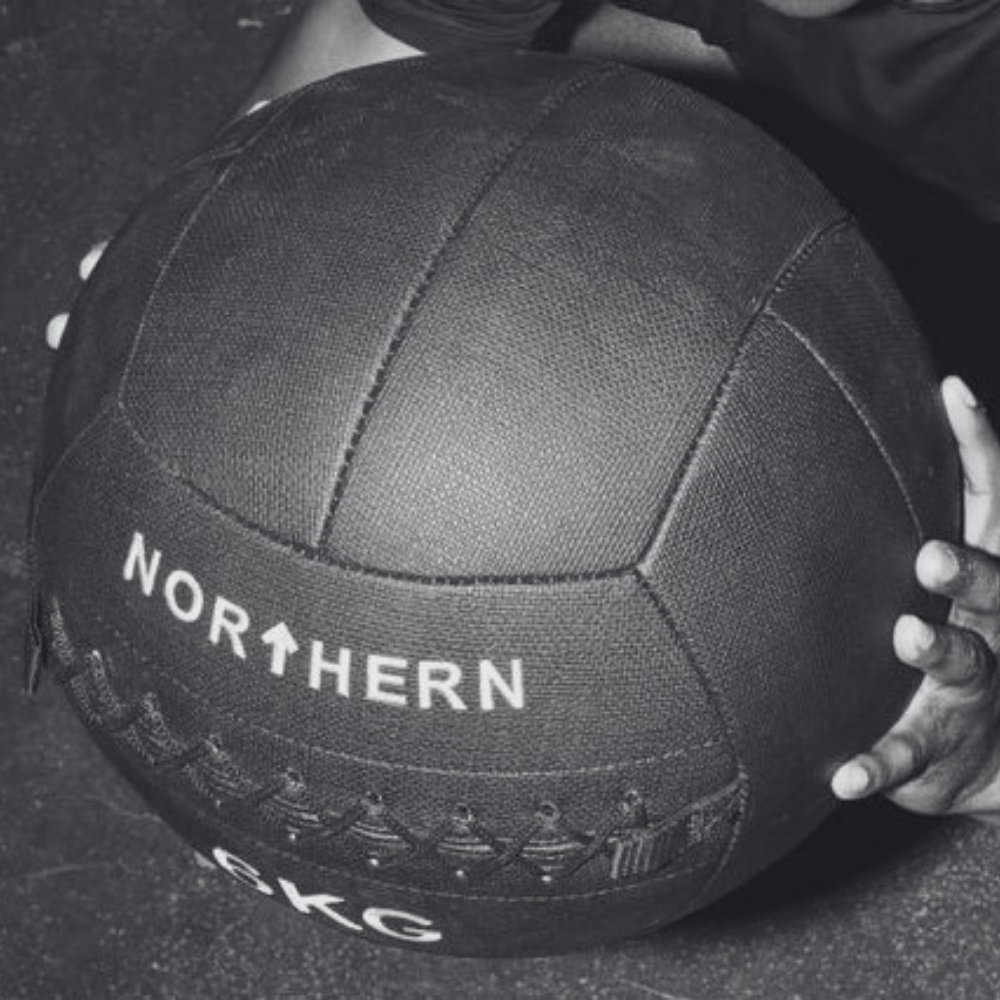 Strength Workout Using Northern Wall Balls