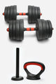 15kg x 2 (30kg) + Kettlebell Handle & Base