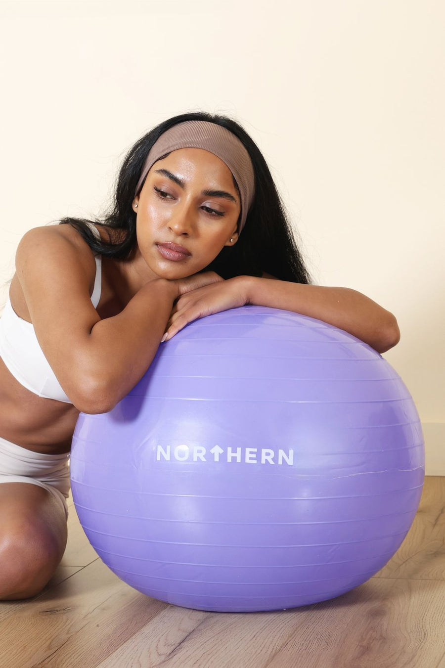 Swiss Ball Anti Rotation Anti Burst Swiss Ball – Soft Lavender | Workout Swiss Ball – NORTHERN