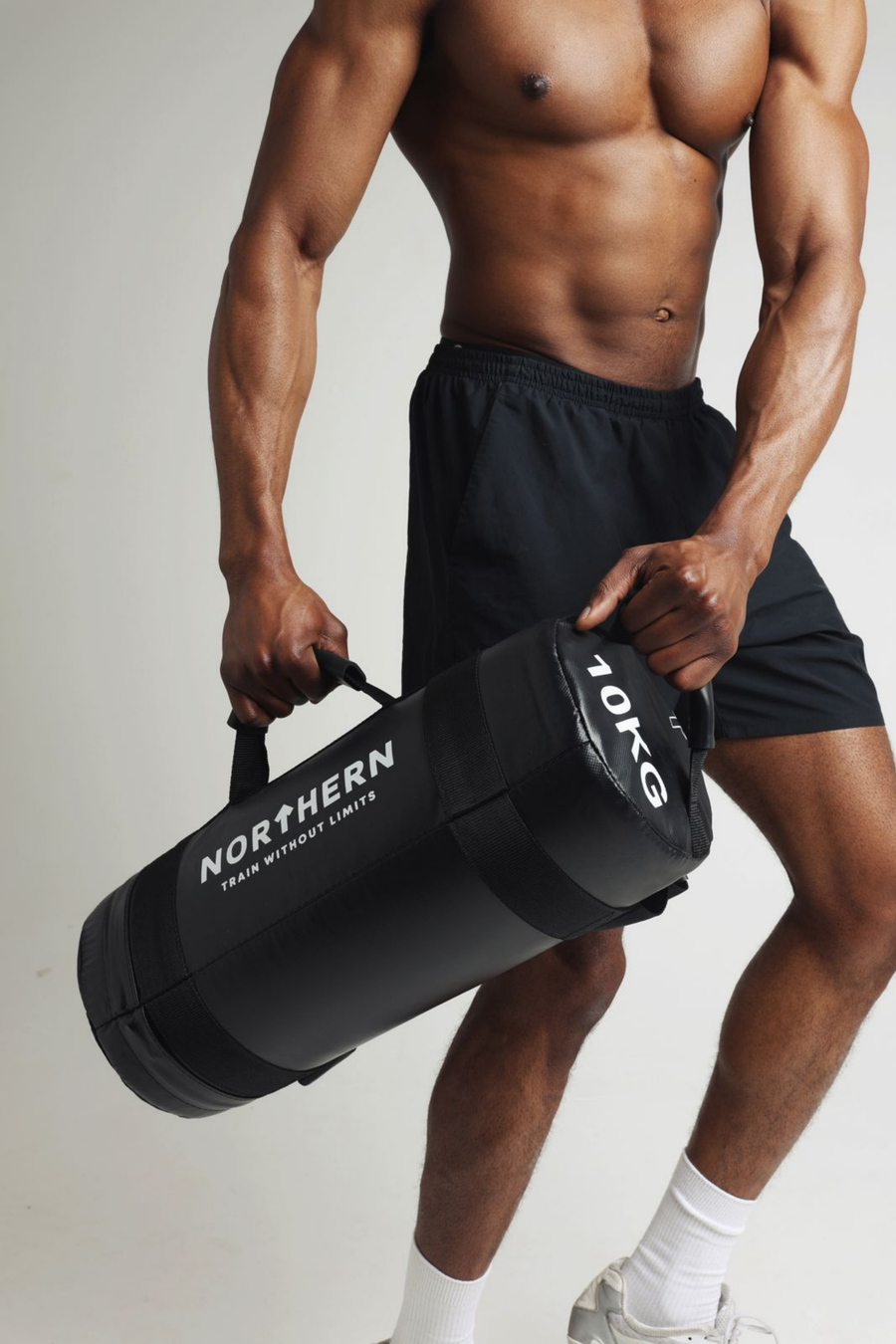 Working Out Using Northern  Powerbag 