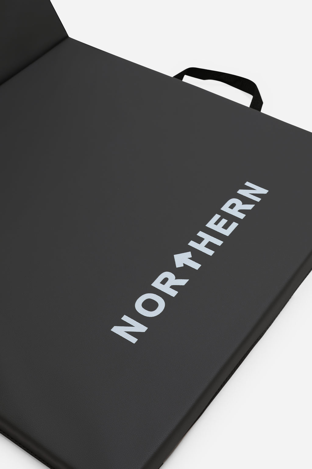 Northern Yoga Mat Tri-Folding Exercise Fitness Pilates Workout Non Slip 3 Panel Mat - Black