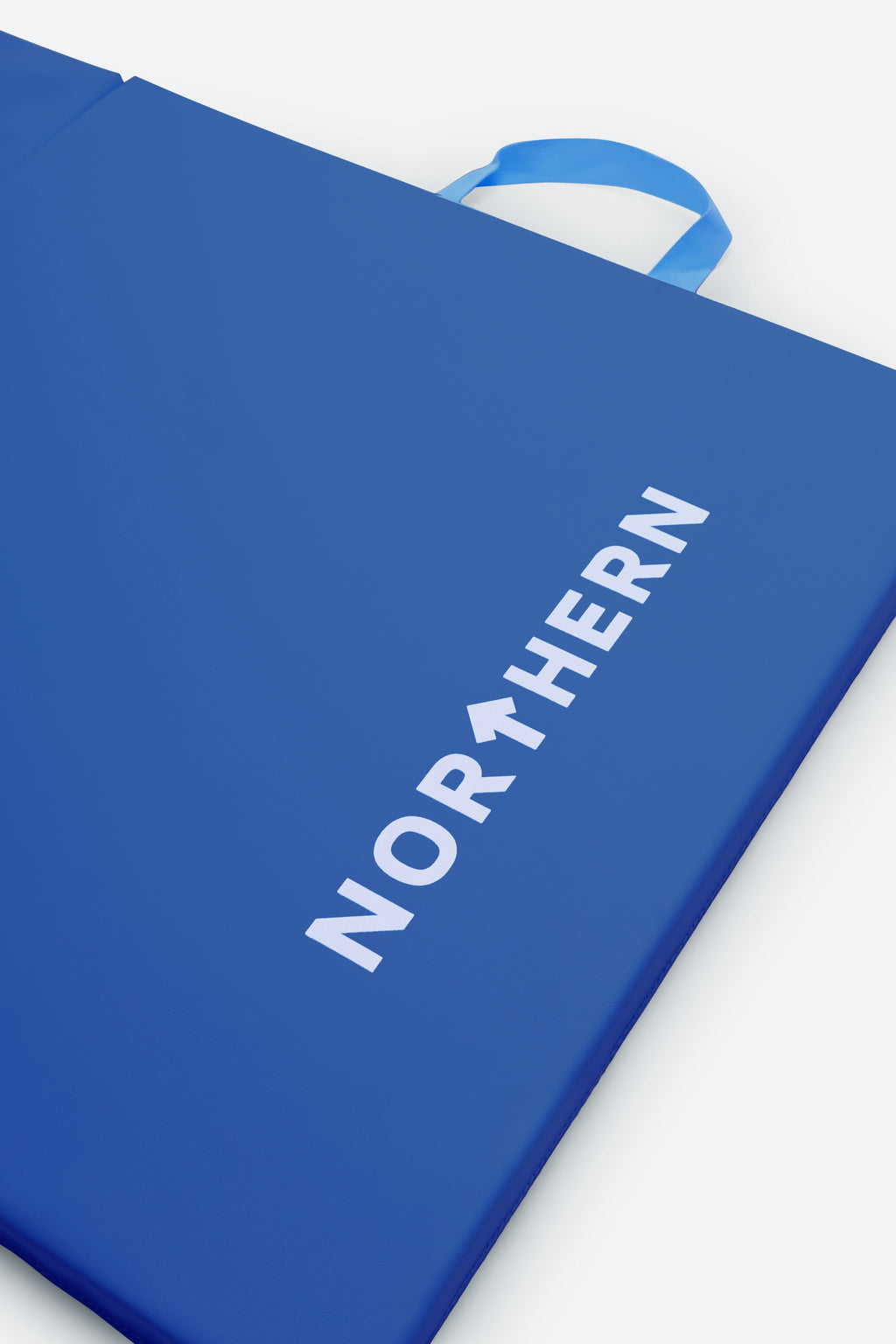 Northern Yoga Mat Tri-Folding Exercise Fitness Pilates Workout Non Slip 3 Panel Mat - Blue