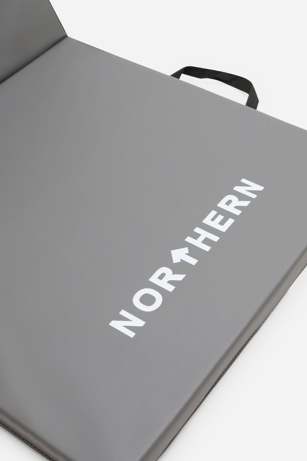 Northern Yoga Mat Tri-Folding Exercise Fitness Pilates Workout Non Slip 3 Panel Mat - Grey