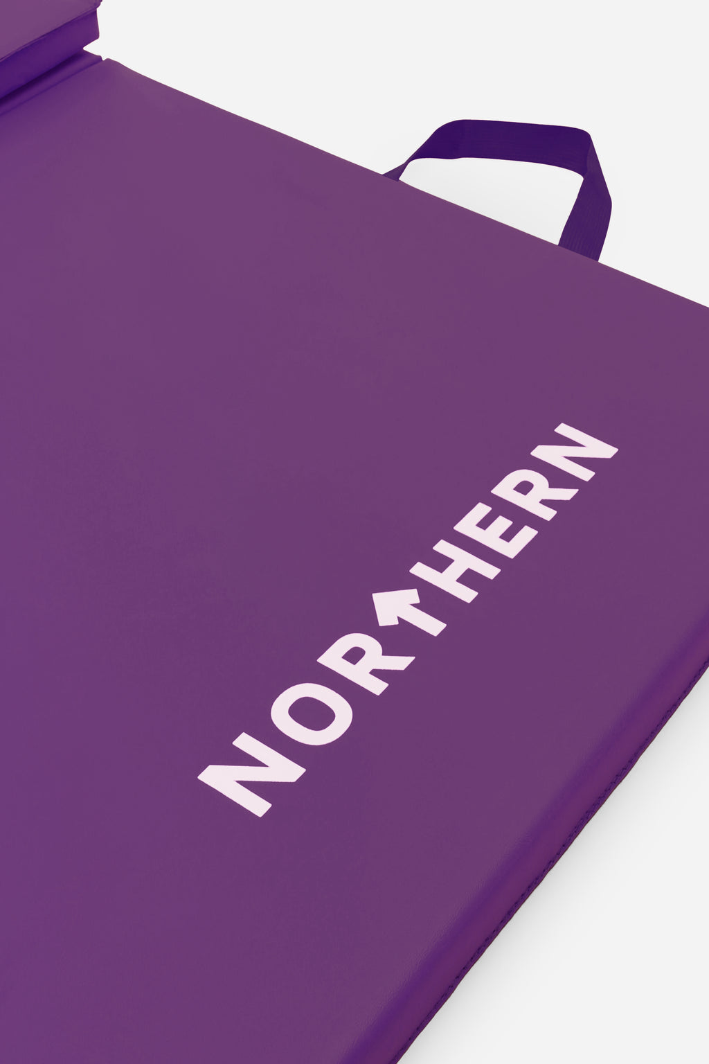 Northern Yoga Mat Tri-Folding Exercise Fitness Pilates Workout Non Slip 3 Panel Mat - Lilac