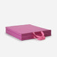 Tri-Fold Yoga Mat Foldable Yoga Mat Portable Yoga Mat Compact Yoga Mat Foldable Exercise Mat Travel Yoga Mat Collapsible Yoga Mat Pink 1