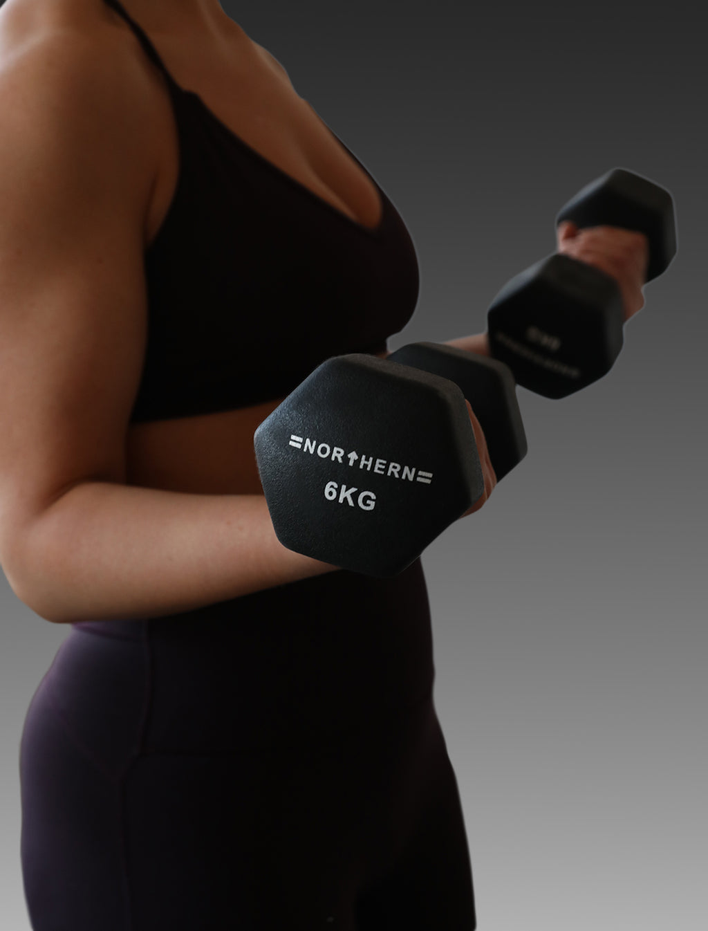 2/ 4/ 6/ 8kg Neoprene Dumbbell Set + 5 Tier A-Frame Storage Holder Rack